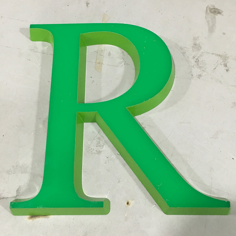 Acrylic Sides Letters Signage