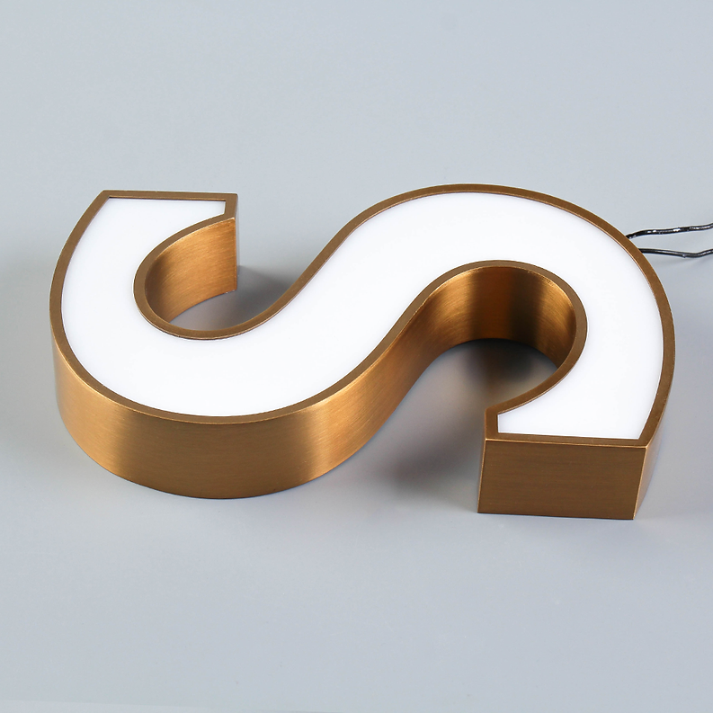 Metal Edge (Contour) Letters Signage