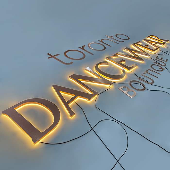 Metal Letters Signage