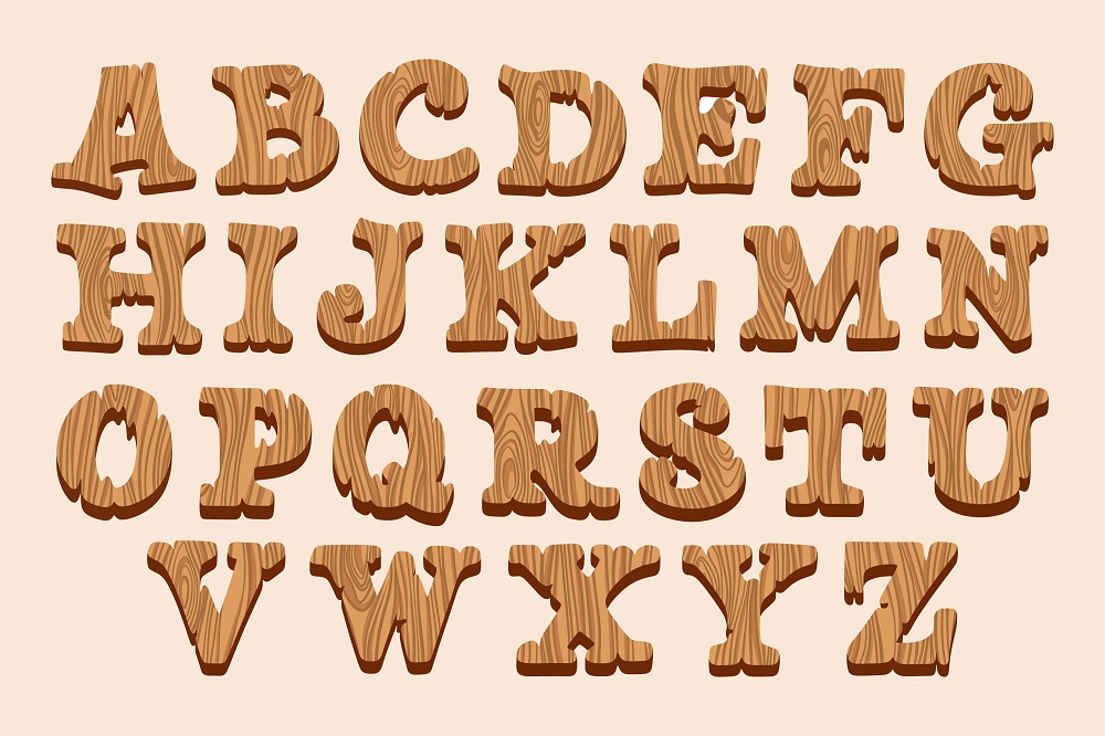 Wooden Letters Signage